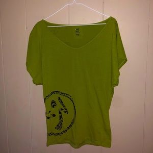 Zumba oversized T-shirt- Dark green